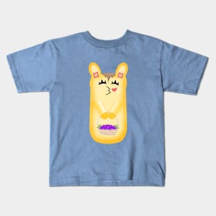 Little cute cartoon girl Kids T-Shirt